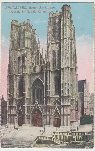 (21531) AK Bruxelles, Brüssel, Kathedrale St. Gudula, vor 1945