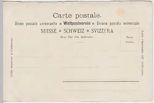 (21516) AK Gruß aus Bern, Stadtansicht, Aare, Brücke, bis um 1905