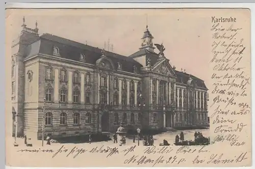 (21473) AK Karlsruhe, Post 1904