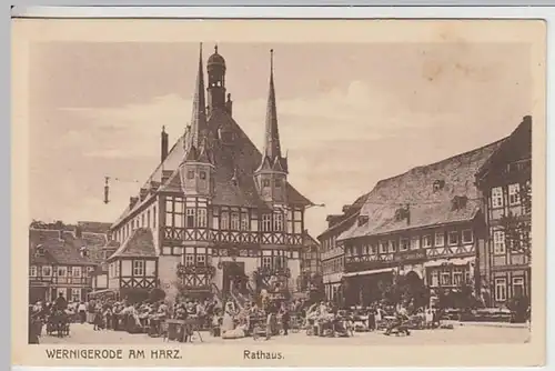 (21467) AK Wernigerode, Rathaus, um 1923