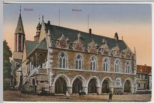(21452) AK Goslar, Rathaus, vor 1945