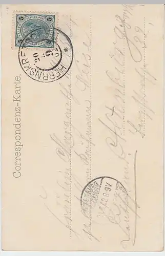 (21434) AK Edmundsklamm, Kamnitzklamm, Breiter Stein 1902