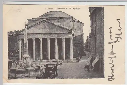 (21422) AK Rom, Agrippa Pantheon 1888