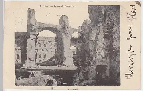 (21418) AK Rom, Caracalla Therme 1888