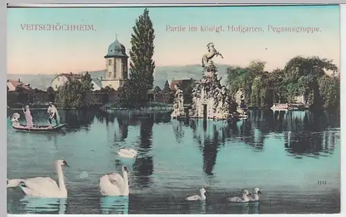 (21410) AK Veitshöchheim, Hofgarten, Pegasusgruppe 1909