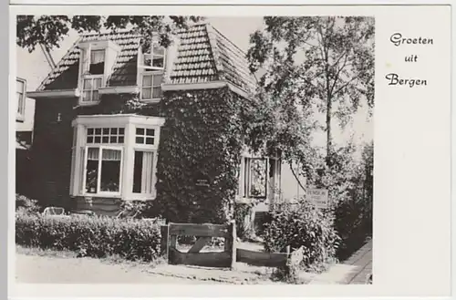 (21378) Foto AK Bergen, Norw., Pension Huize Wagtendonk, nach 1945