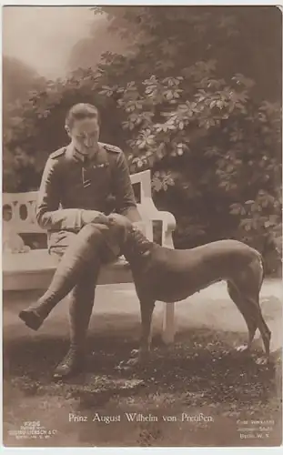 (21353) Foto AK Prinz August Wilhelm von Preußen, vor 1945