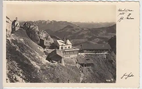 (21333) Foto AK Wendelsteinhaus, vor 1945