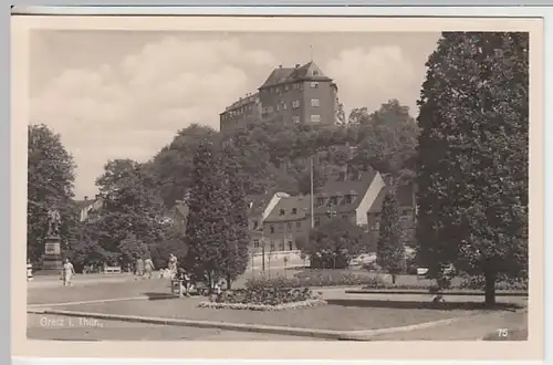 (21322) Foto AK Greiz, Thür., Oberes Schloss, nach 1945