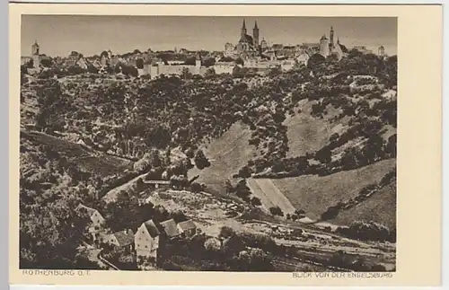 (21311) AK Rothenburg ob der Tauber, Panorama, vor 1945