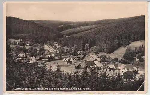 (21262) Foto AK Wildenthal, Erzgeb., Panorama, vor 1945