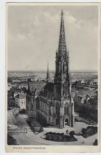 (21254) AK Speyer, Gedächtniskirche, vor 1945
