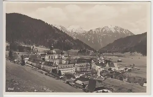 (21231) Foto AK Kloster Ettal, vor 1945