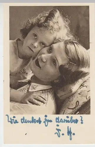 (21229) AK Mutter und Tochter 1943