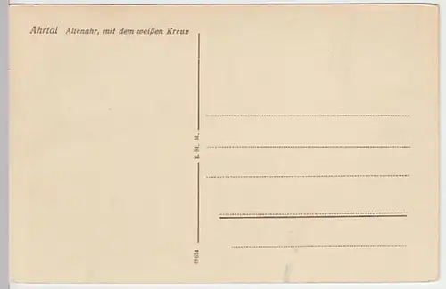 (21210) AK Altenahr, Weißes Kreuz, vor 1945