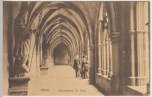 (21204) AK Trier, Dom, Kreuzgang, um 1911