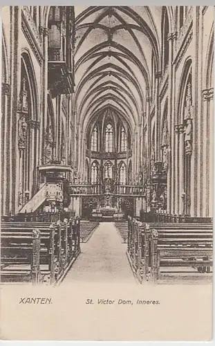 (21160) AK Xanten, Dom-St.-Viktor, Inneres, Feldpost 1915