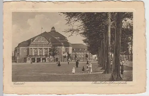 (21156) AK Kassel, Staatstheater 1922