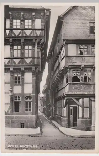 (21145) Foto AK Goslar, Münzstraße, vor 1945