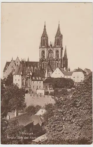 (21131) Foto AK Meißen, Dom, Albrechtsburg, vor 1945