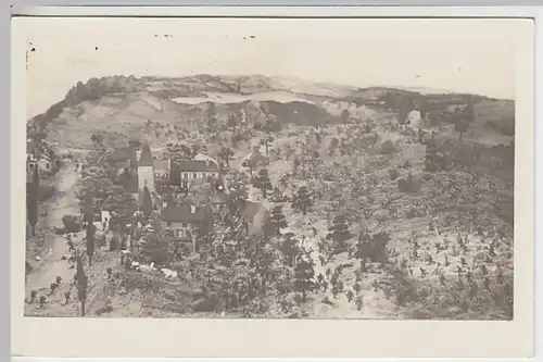 (21109) Foto AK Diorama, Schlacht um Dorf, Bodentruppen