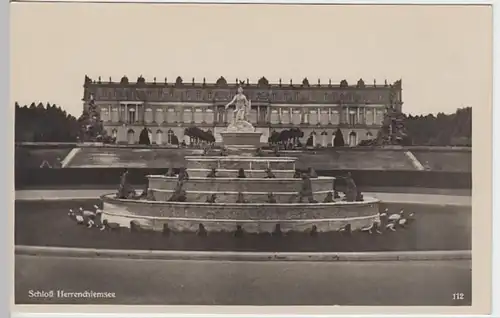 (21102) Foto AK Schloss Herrenchiemsee, vor 1945