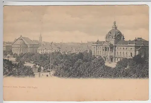 (21049) AK Straßburg, Strasbourg, Kaiserpalast, Palais du Rhin, bis 1905