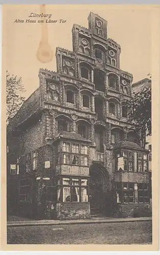 (21025) AK Lüneburg, Altes Haus am Lüner Tor, vor 1945