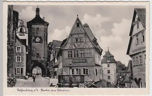 (20994) AK Rothenburg ob der Tauber, Plönlein, vor 1945
