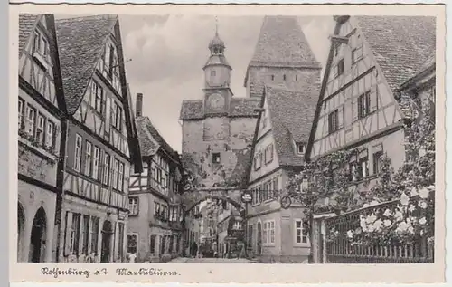 (20991) AK Rothenburg ob der Tauber, Markusturm, vor 1945