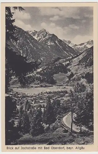 (20981) AK Bad Oberdorf, Panorama, Jochstraße 1933-45