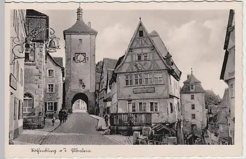 (20928) AK Rothenburg ob der Tauber, Plönlein, vor 1945