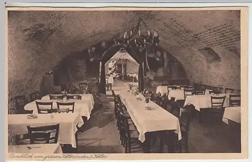 (20926) AK Rüdesheim am Rhein, Gasthaus zum Felsenkeller, vor 1945