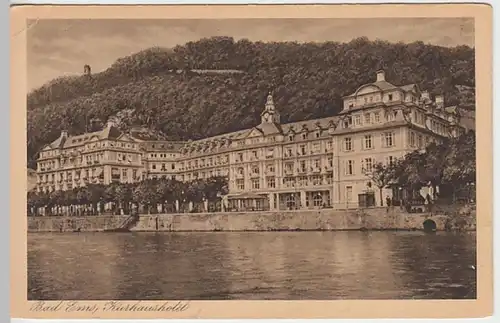(20909) AK Bad Ems, Kurhaushotel, vor 1945