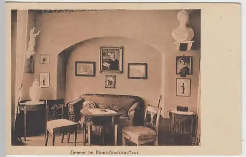 (20906) AK Weimar, Kirms-Krackow-Haus, Zimmer, vor 1945