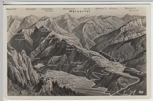 (20866) Foto AK Oberstdorf, Karte mit Umgebung, vor 1945