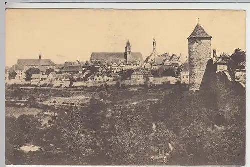 (20845) AK Rothenburg ob der Tauber, Panorama, vor 1945