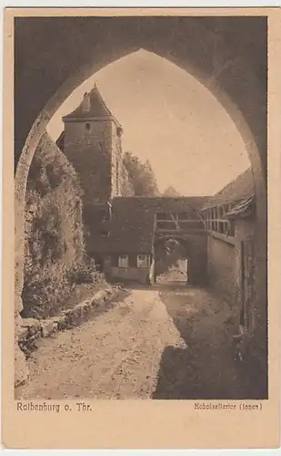 (20837) AK Rothenburg ob der Tauber, Kobolzeller Tor 1920