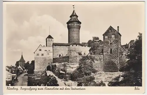 (20816) Foto AK Nürnberg, Burg 1941