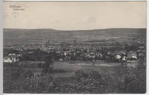 (20795) AK Göttingen, Panorama 1911