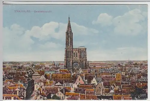 (20794) AK Straßburg, Strasbourg, Stadtansicht, Münster, vor 1945