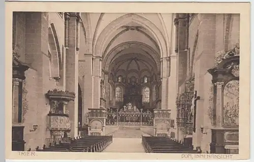 (20715) AK Trier, Dom, Inneres, vor 1945