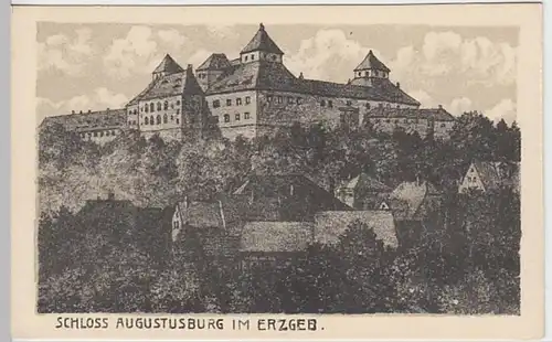 (20712) Künstler AK Schloss Augustusburg, vor 1945