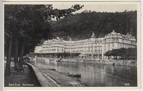 (20705) AK Bad Ems, Kurhaus, vor 1945