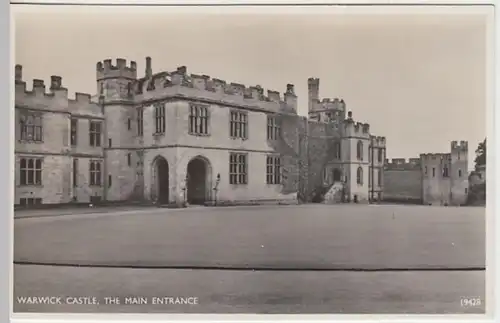 (20664) Foto AK Warwick, Schloss, nach 1945