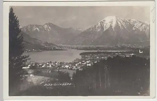 (20571) Foto AK Bad Wiessee, Panorama, gelaufen 1951