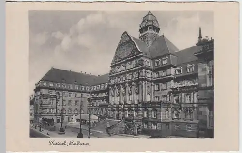 (20555) AK Kassel, Rathaus, vor 1945