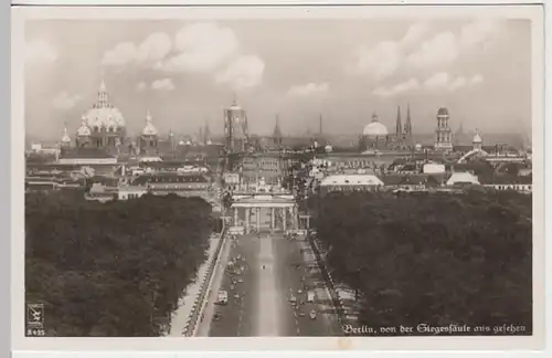 (20528) Foto AK Berlin, Blick von der Siegessäule 1939-45