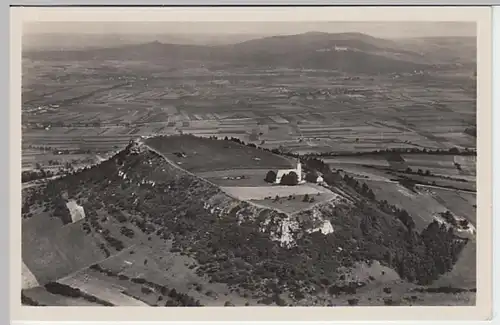 (20463) Foto AK Bad Staffelstein, Staffelberg, Adelgundiskapelle, v. 1945