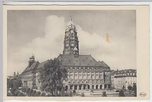 (20448) AK Dresden, Neues Rathaus, vor 1945